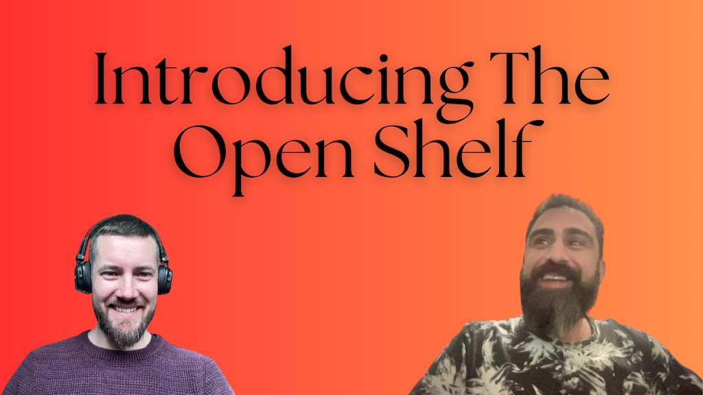 Cover for the intro episode of The Open Shelf