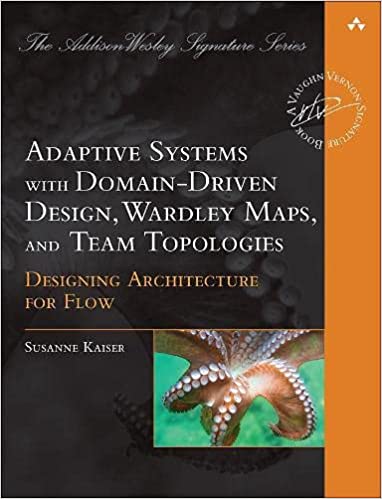 Book cover for Adaptive Systems with Domain-Driven Design, Wardley Maps, and Team Topologies