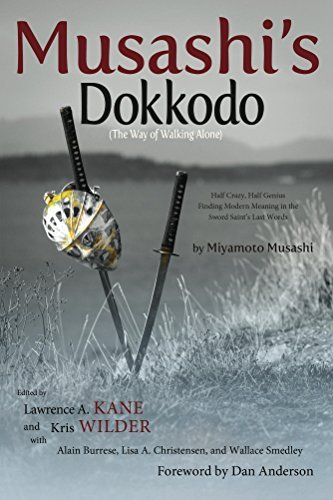 Book cover for Musashi's Dokkodo (The Way of Walking Alone)