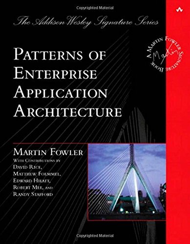 Book cover for Patterns of Enterprise Application Architecture