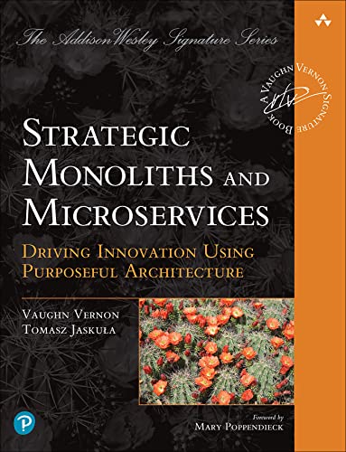 Book cover for Strategic Monoliths and Microservices