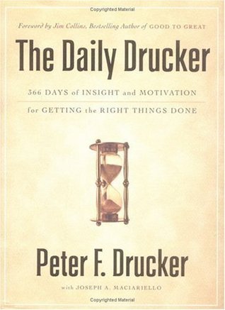Book cover for The Daily Drucker