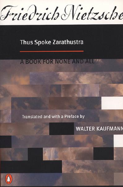 Thus Spoke Zarathustra, by Friedrich Nietzsche Book cover for Thus Spoke Zarathustra