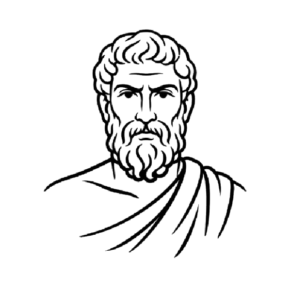 Portrait of Epicurus