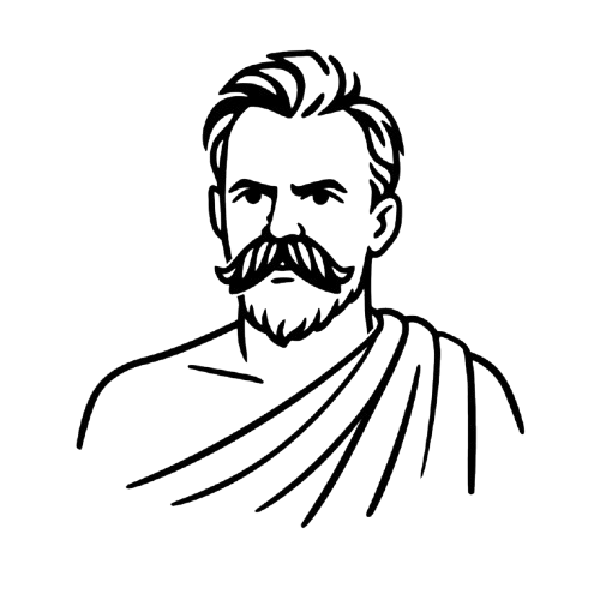 Portrait of Friedrich Nietzsche